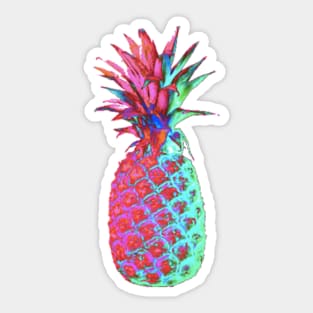 Rainbow Pineapple Sticker